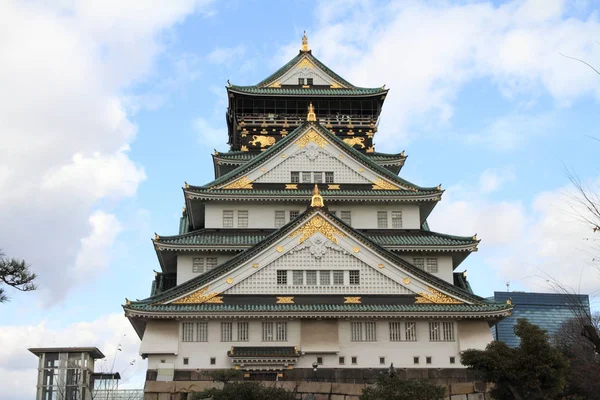 Tour du château d'Osaka château d'Osaka, Japon — Photo