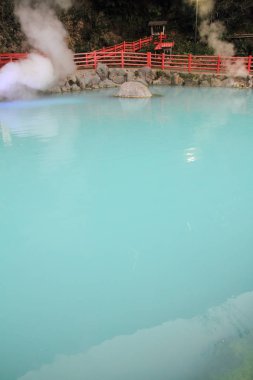 Kamado jigoku (cehennem) Beppu, Oita, Japonya
