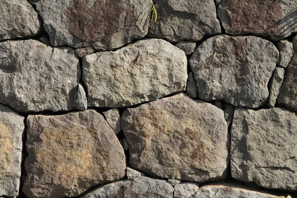 Каменная стена замка Одавара в Канагаве, Япония — стоковое фото