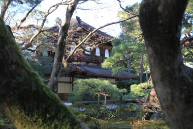 Gümüş Ginkaku Pavilion ji Kyoto, Japonya