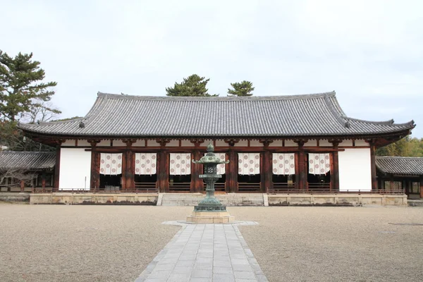 Aula magna di Horyu ji a Nara, Giappone — Foto Stock