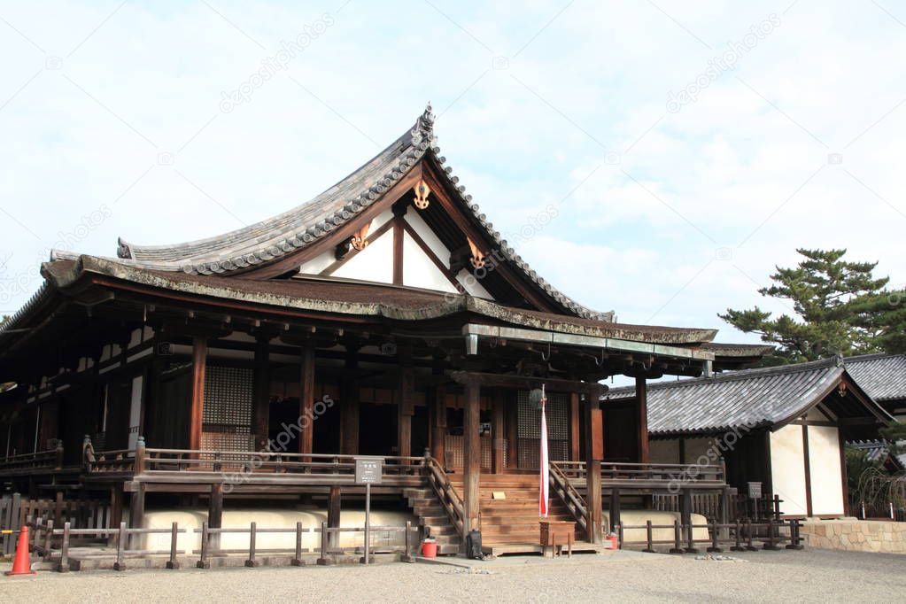 Shoryoin of Horyu ji in Nara, Japan