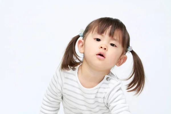 ยิ้ม สาวญี่ปุ่น (2 ปี ) — ภาพถ่ายสต็อก