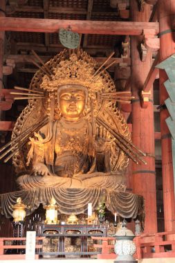 Buda resim Todai ji, Nara, Japonya
