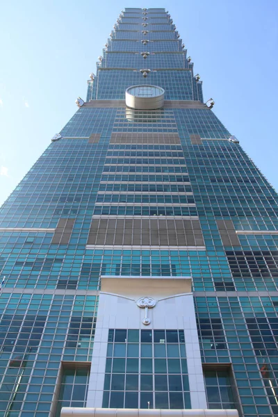 Taipei 101, magas emelkedik épület, Taipei, Tajvan — Stock Fotó