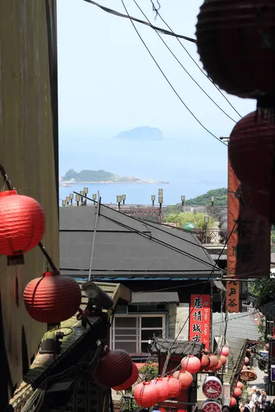 Stadsbeeld van Jiufen, Taipei, Taiwan — Stockfoto