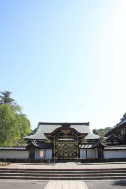 kapı Kencho Ji Kamakura, Kanagawa, Japonya