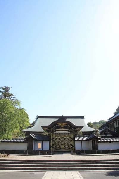 Puerta de Kencho ji en Kamakura, Kanagawa, Japón — Foto de Stock