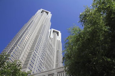 Tokyo metropolitan hükümet ofiste Shinjuku, Tokyo, Japonya