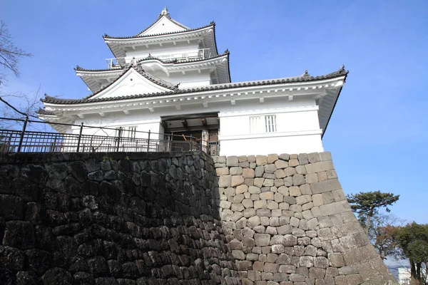 在日本神奈川县的城堡小田原塔城堡 — 图库照片