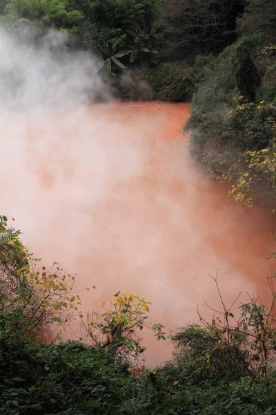 Chinoike jigoku (pokol) Beppu, Oita, Japán — Stock Fotó