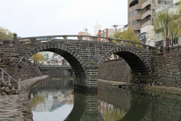 Ponte degli occhiali a Nagasaki, Giappone — Foto Stock