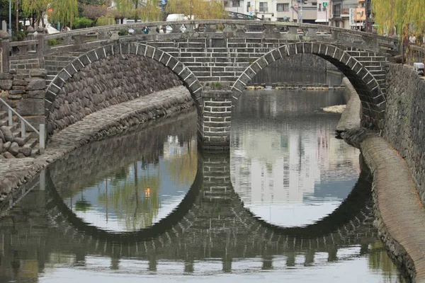 Spectacles bridge in Nagasaki, Japan — Stock Photo, Image