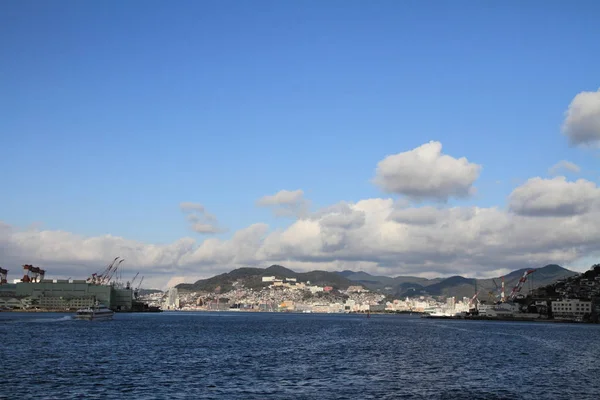 Nagasaki Zatoka Nagasaki, Japonia — Zdjęcie stockowe
