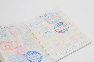 Japon passort üzerinde birçok Vizeler