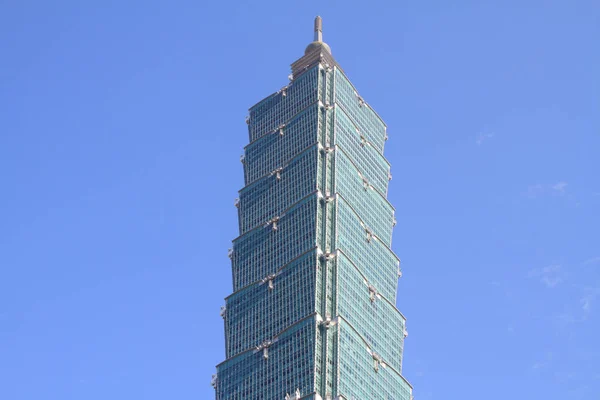 Тайбэй 101, высотное здание в Тайбэе, Тайвань — стоковое фото