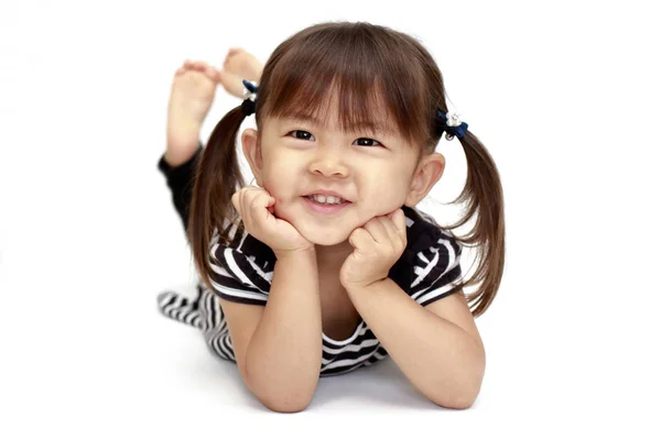 Japońskie dziewczyny (2 lat leżącego) — Zdjęcie stockowe