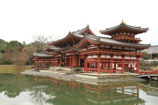 Phoenix hall van Byodoin tempel in Kyoto, Japan — Stockfoto