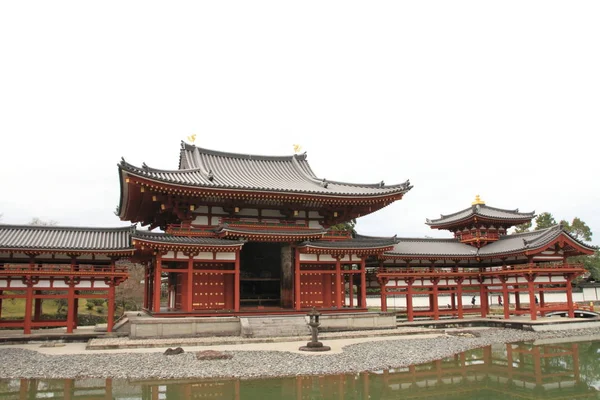 Phoenix hall Byodoin świątyni w Kioto, Japonia — Zdjęcie stockowe