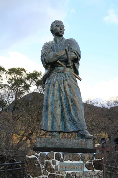 Статуя ryoma Сакамото в Нагасакі, Японія — стокове фото
