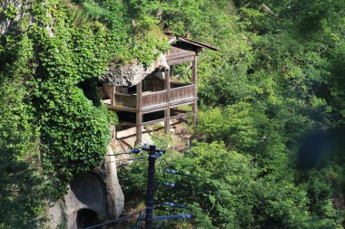 Syugo yok iwaba Risshaku Ji (Yamadera) Yamagata, Japonya