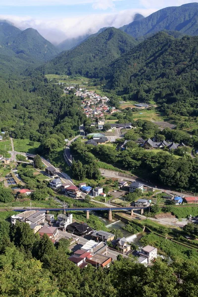 Vista desde Risshaku ji (Yamadera) en Yamagata, Japón — Foto de Stock