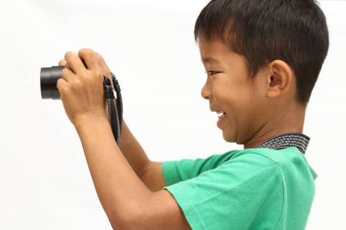 Japon çocuk fotoğraf çekimi (ikinci sınıf ilköğretim okulunda)