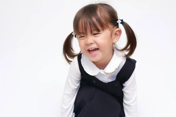 Chica japonesa en ropa formal (2 años de edad ) — Foto de Stock