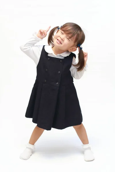 Chica japonesa en ropa formal (2 años de edad ) —  Fotos de Stock