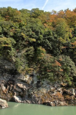 Chichibu kırmızı uçurumun içinde Nagatoro, Saitama, Japonya