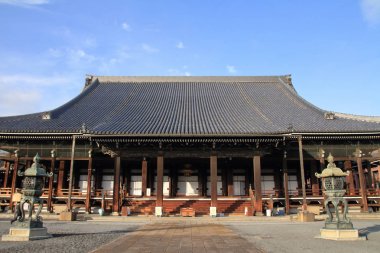 Amida hall Nishi Hongan Tapınağı, Kyoto, Japonya