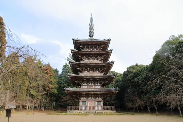 Fünfstöckige Pagode des Daigo-Tempels in Kyoto, Japan — Stockfoto