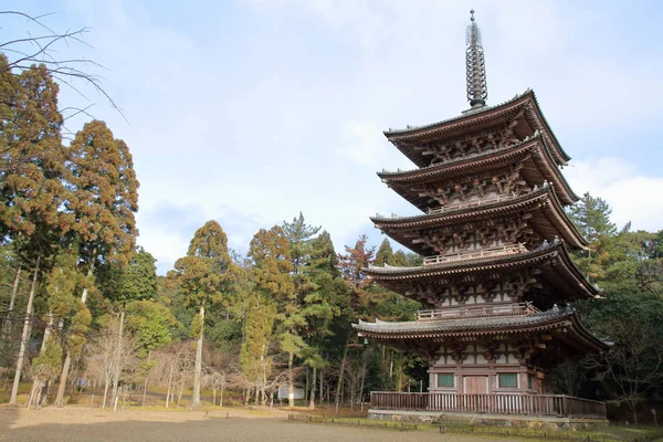 Fünfstöckige Pagode des Daigo-Tempels in Kyoto, Japan — Stockfoto