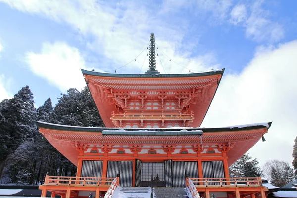 Torre orientale del tempio Enryaku a Kyoto, Giappone — Foto Stock