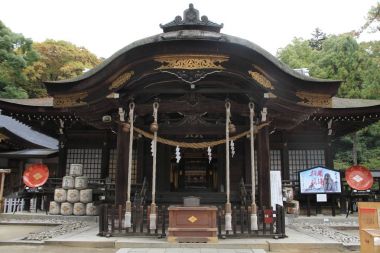 Takeda tapınak içinde Kofu, Yamanashi, Japan