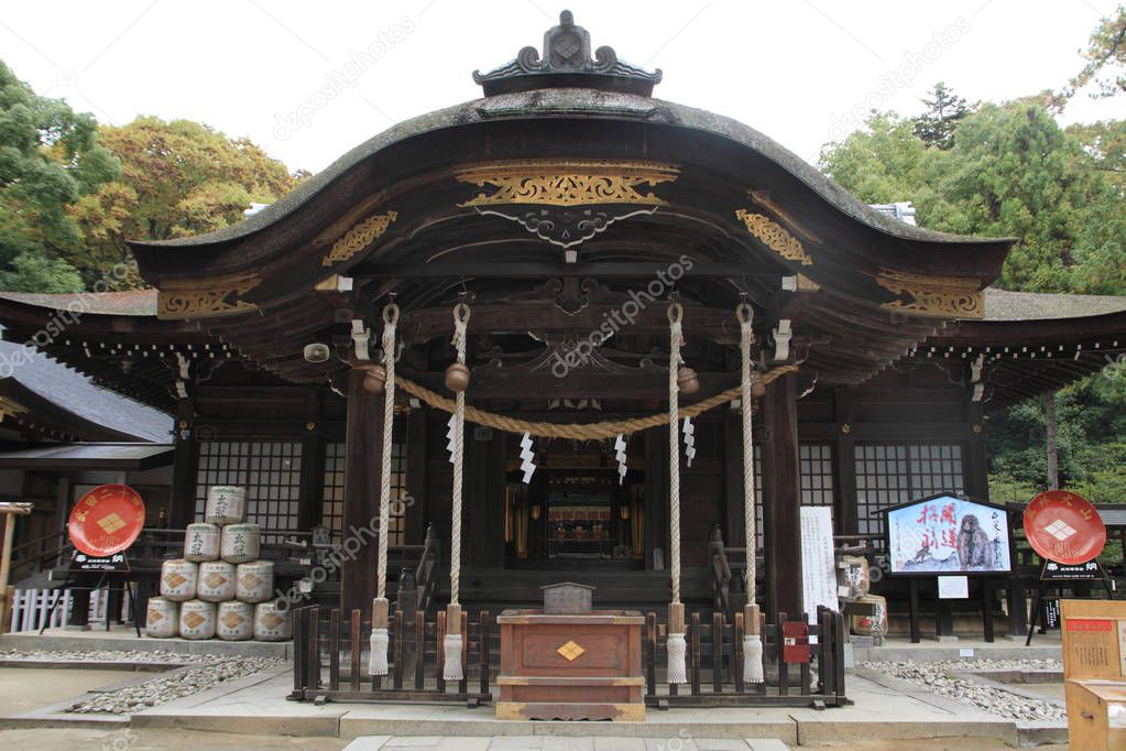 Takeda shrine in Kofu, Yamanashi, Japan