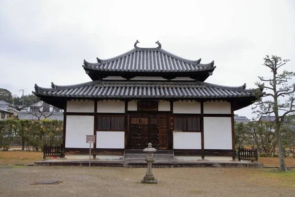 Aula magna di Hokki ji a Nara, Giappone — Foto Stock