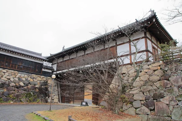 Castelo portão do castelo de Koriyama em Nara, Japão — Fotografia de Stock