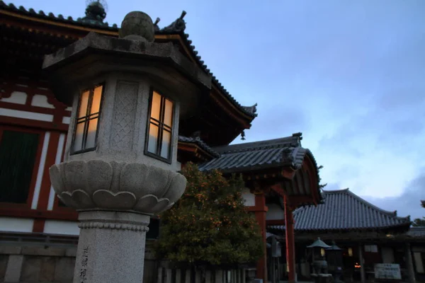 Southern round hall of Kohfuku temple in Nara, Japan — Stock Photo, Image