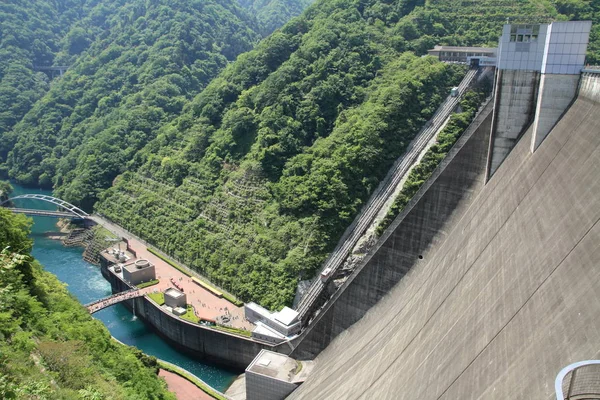 Miyagase přehrada v Tanzawa, Kanagawa, Japonsko — Stock fotografie