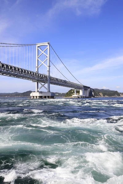 Γέφυρες Ναρούτο και γέφυρα Onaruto στην Τοκουσίμα, Ιαπωνία — Φωτογραφία Αρχείου