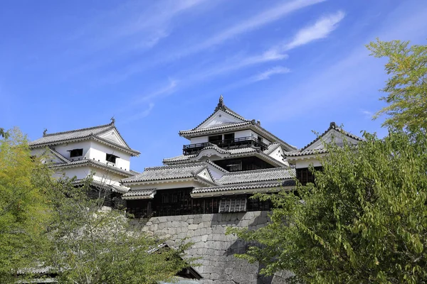 日本伊喜松山城堡的城堡保留 — 图库照片