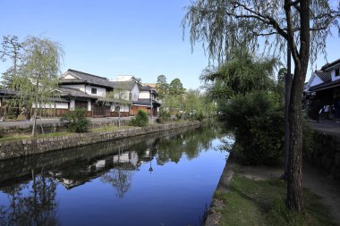 Kurashiki Bikan tarihi bölgesi Okayama, Japonya