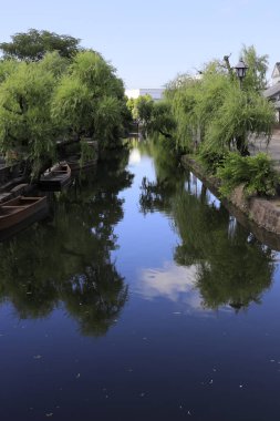Kurashiki Bikan tarihi bölgesi Okayama, Japonya