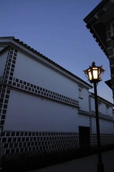 Kurashiki Bikan quartiere storico di Okayama, Giappone (scena del mattino ) — Foto Stock