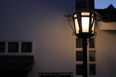 Okayama, Japonya 'daki Kurashiki Bikan tarihi bölgesi (sabah sahnesi)