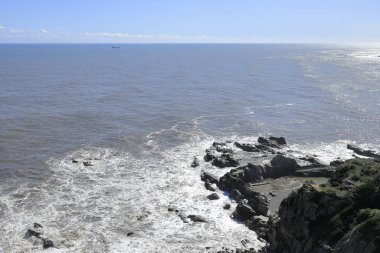 Choshi, Chiba, Japonya 'daki Inubosaki Burnu.