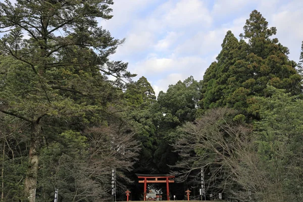 Sanctuaire Kirishima jingu à Kagoshima, Japon — Photo