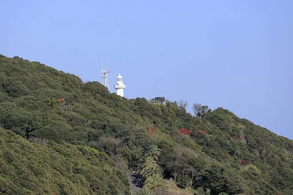 日本宫崎县Hyuga的Hososhima灯塔 — 图库照片