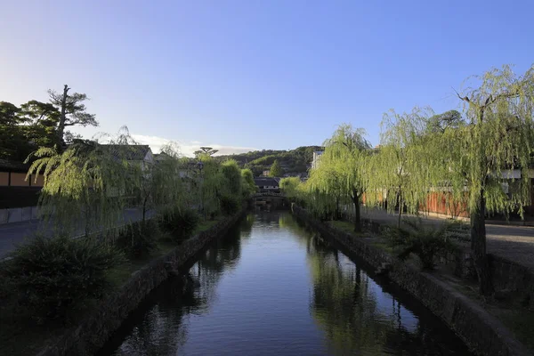 Kurashiki Bikan historical quarter in Okayama, Japan (morning scene) — Stock Photo, Image